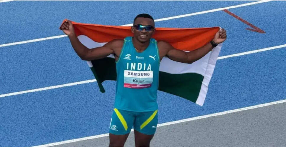 अनिमेश कुजुर ने न्यू ताइपे सिटी एथलेटिक्स चैंपियनशिप में जीता रजत पदक