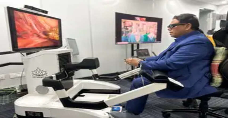 भारत के पहले रोबोटिक सिस्टम ने 286 किलोमीटर की दूरी से की टेलीसर्जरी
