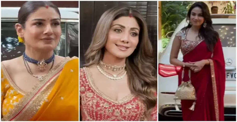 अनिल कपूर के घर करवा चौथ पूजा में सितारों की धूम