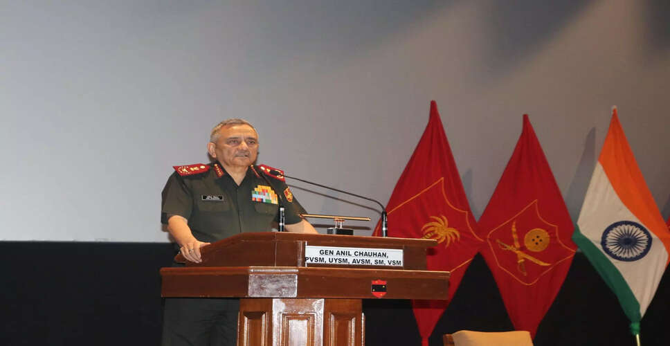 आधुनिक युद्ध में ड्रोन तकनीक की आवश्यकता पर जनरल अनिल चौहान का जोर