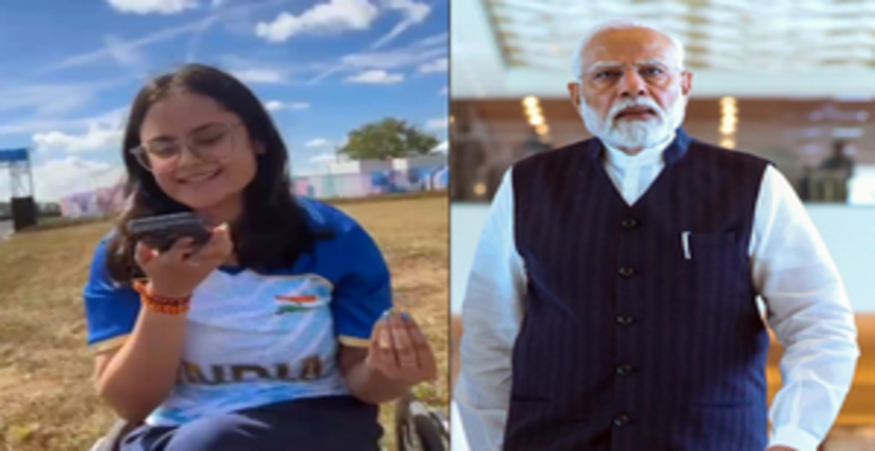 पेरिस पैरालंपिक : पीएम मोदी ने दी अवनि लेखरा को फोन पर बधाई