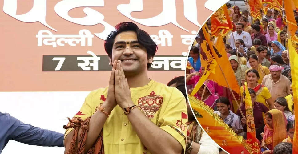 सनातन हिंदू एकता पदयात्रा का 9वां दिन: राधा गोविंद मंदिर में रात्रि विश्राम