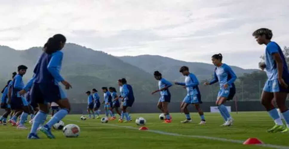 भारतीय महिला फुटबॉल टीम का एएफसी एशियन कप में टिमोर लेस्टे के खिलाफ मुकाबला