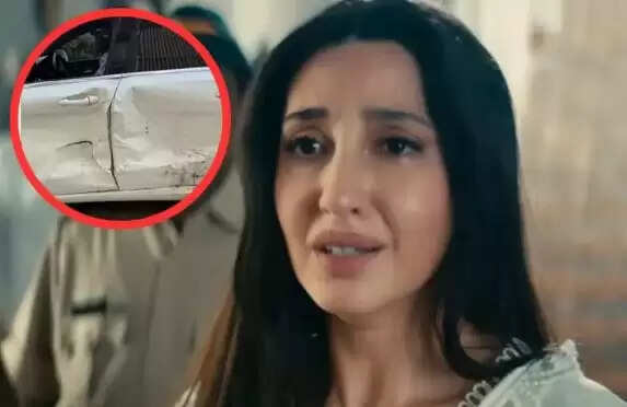 नोरा फतेही का मुंबई में कार एक्सीडेंट, लेकिन चोटें हल्की