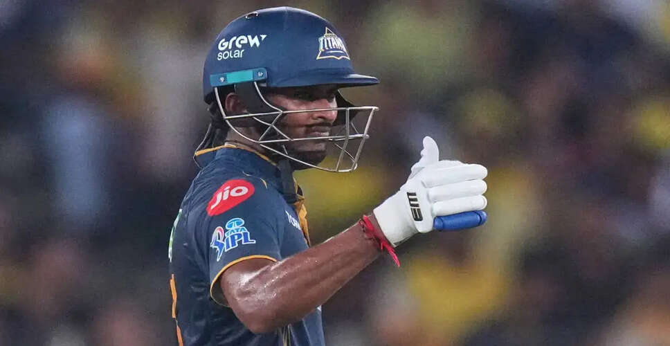 साई सुदर्शन ने IPL में लगातार पांच अर्धशतक बनाकर रचा इतिहास