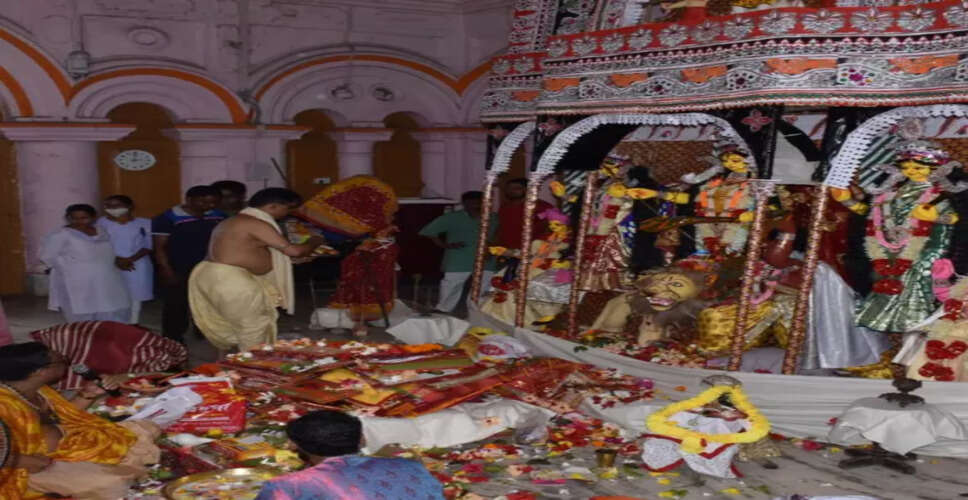 त्रिपुरा में 149 साल पुरानी दुर्गा पूजा का भव्य आयोजन