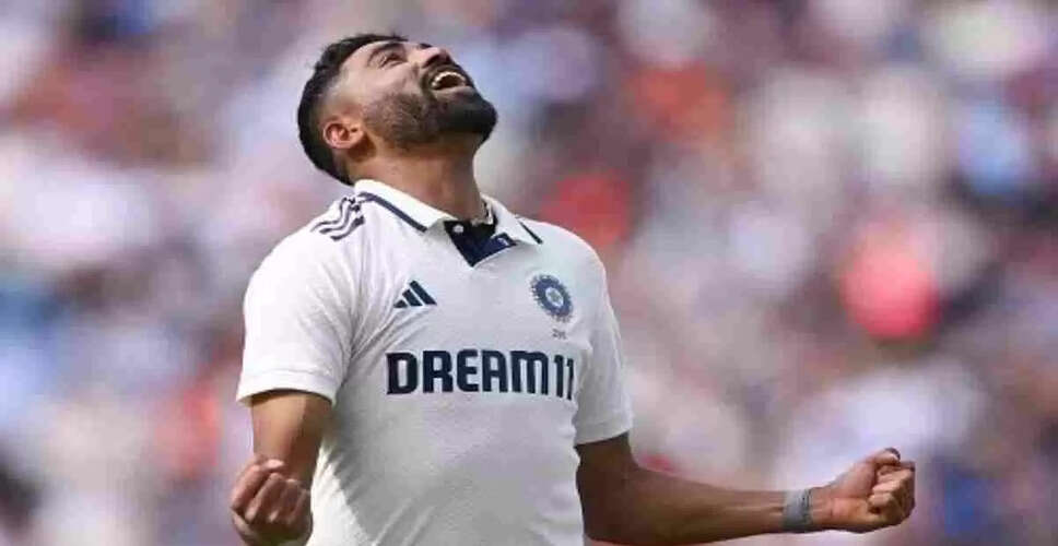 सचिन तेंदुलकर ने मोहम्मद सिराज की शानदार गेंदबाजी की सराहना की