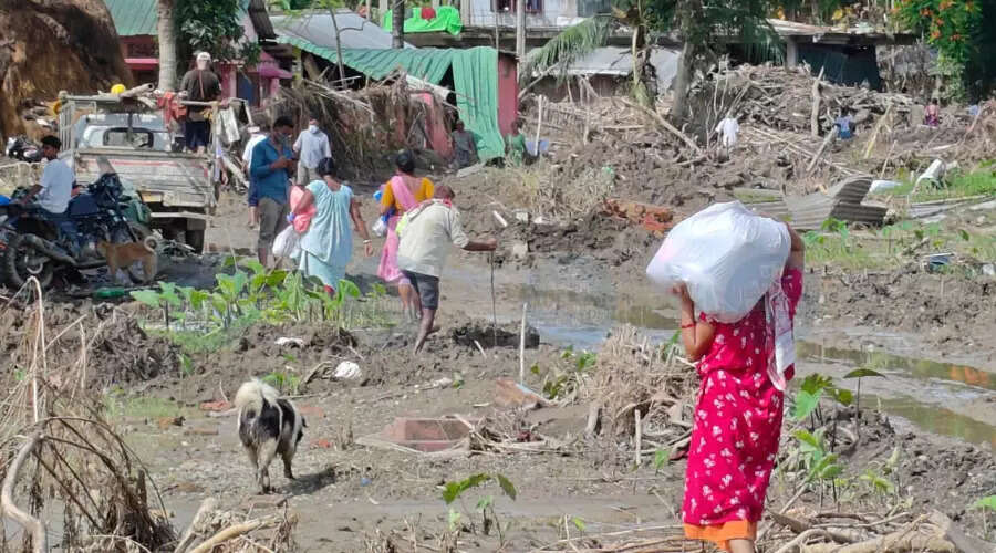 असम में बाढ़: चेतावनी प्रणाली की विफलता और जीवन की हानि