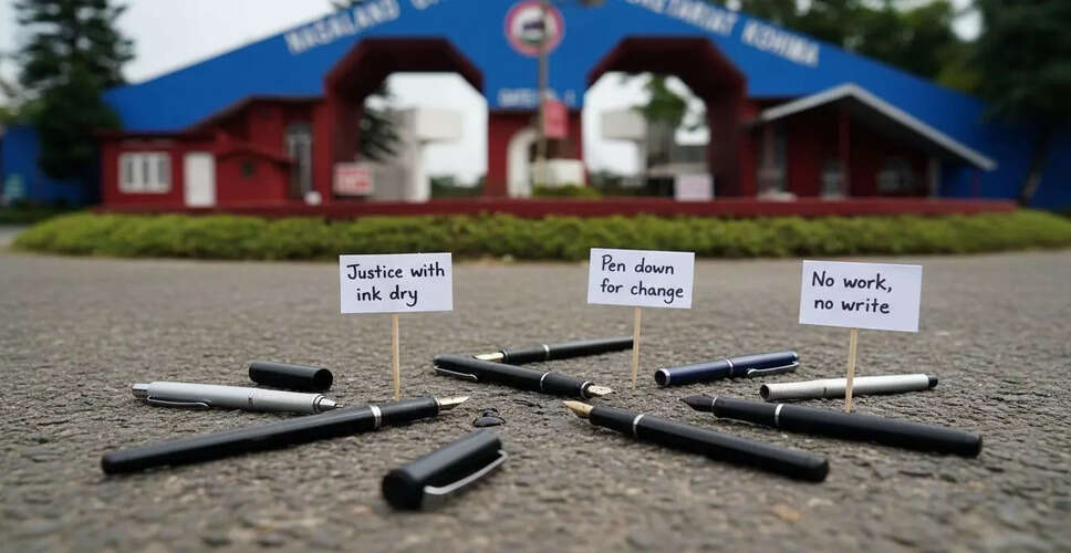 नागालैंड में कर्मचारियों का तीन दिवसीय पेन-डाउन हड़ताल
