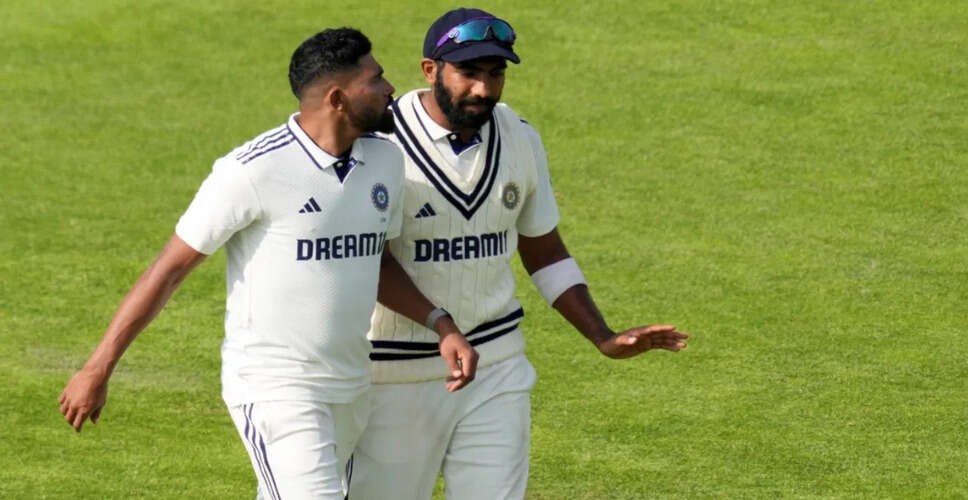 सिराज ने बुमराह से पूछा, 'आप क्यों जा रहे हैं?'