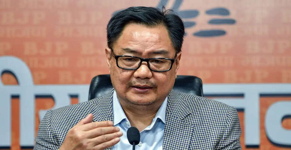 केंद्रीय मंत्री किरेन रिजिजू का राष्ट्रविरोधी तत्वों पर कड़ा बयान