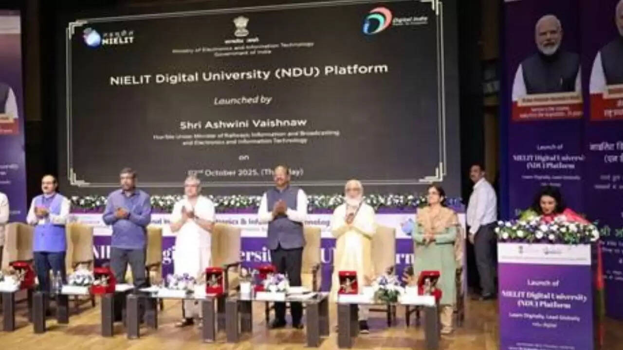 NIELIT डिजिटल यूनिवर्सिटी प्लेटफॉर्म का उद्घाटन, 5 नए केंद्रों की शुरुआत