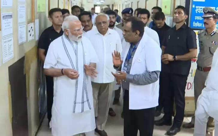 PM Modi Visits Ahmedabad Hospital to Meet Air India Crash Survivor