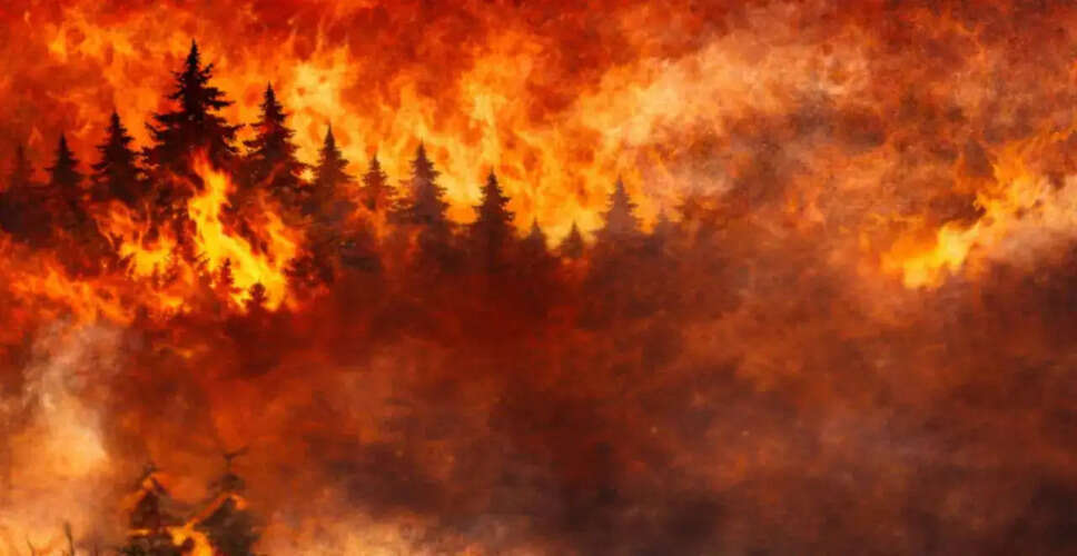अमेरिका के कई राज्यों में आग की स्थिति गंभीर, निवासियों के लिए चेतावनी