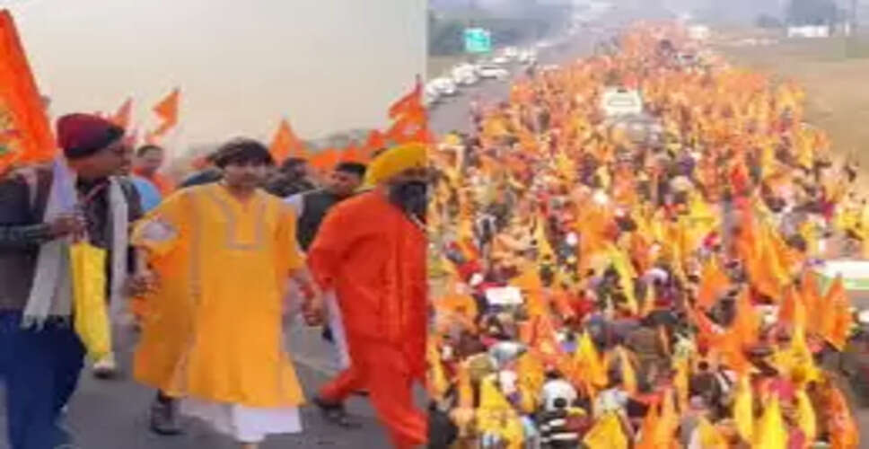 फरीदाबाद-गुरुग्राम मार्ग पर बाबा बागेश्वर की यात्रा के कारण ट्रैफिक बंद