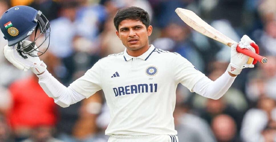 शुभमन गिल को मिला जुलाई का सर्वश्रेष्ठ खिलाड़ी पुरस्कार का नामांकन