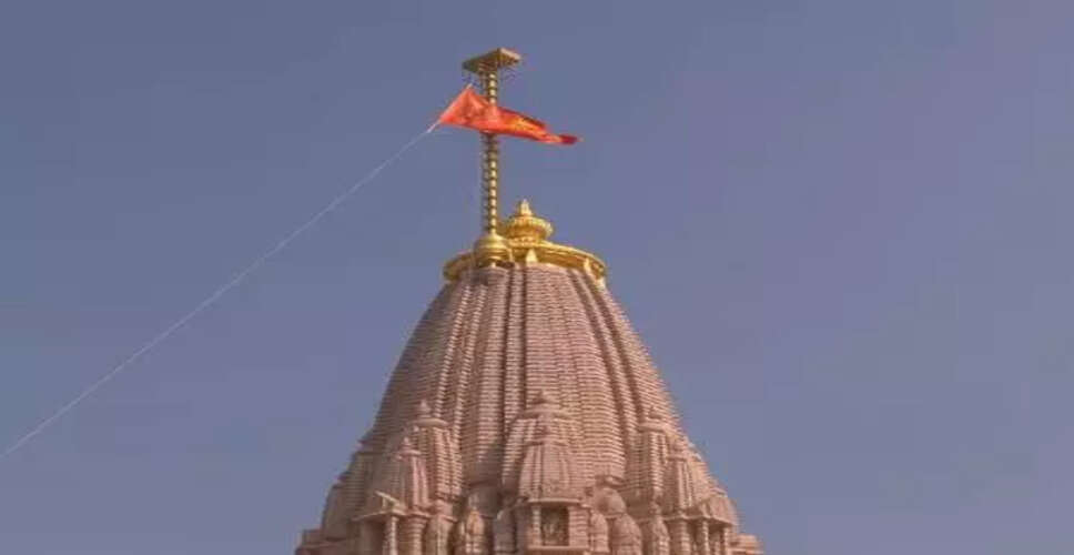 राम जन्मभूमि मंदिर में ध्वजारोहण उत्सव का आयोजन