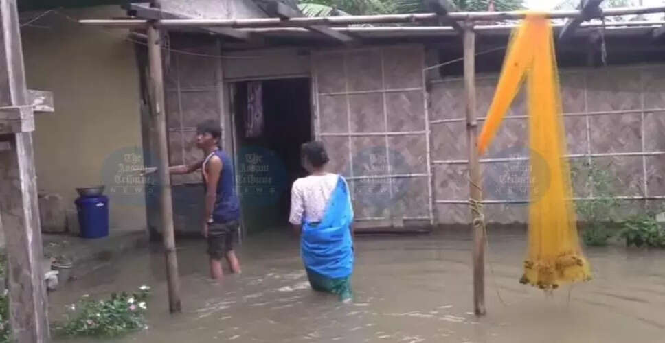 बिश्वनाथ में बाढ़ से प्रभावित परिवारों की संख्या बढ़ी, राहत की आवश्यकता
