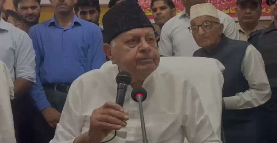 फारूक अब्दुल्ला ने बिहार में मतदाता सूची संशोधन को बताया असंवैधानिक