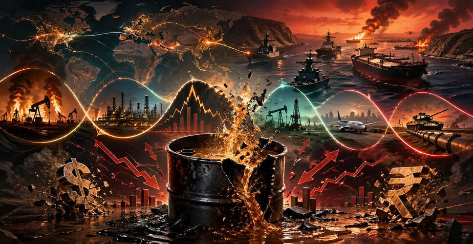 ईरान युद्ध के बाद कच्चे तेल की कीमतों में उतार-चढ़ाव