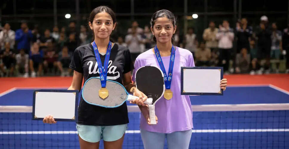 महिका राठोड़ और मानसी कार्तिक ने जीता U14 गर्ल्स डबल्स खिताब