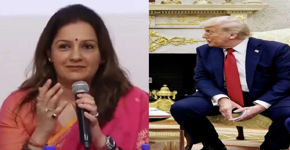 प्रियंका चतुर्वेदी ने ट्रंप के दावों पर उठाए सवाल
