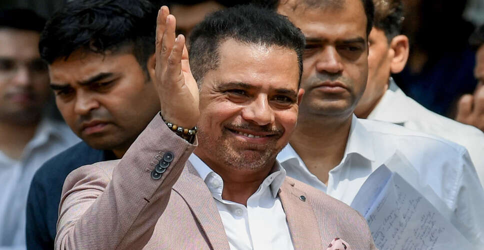 रॉबर्ट वाड्रा को धन शोधन मामले में ईडी का नया समन