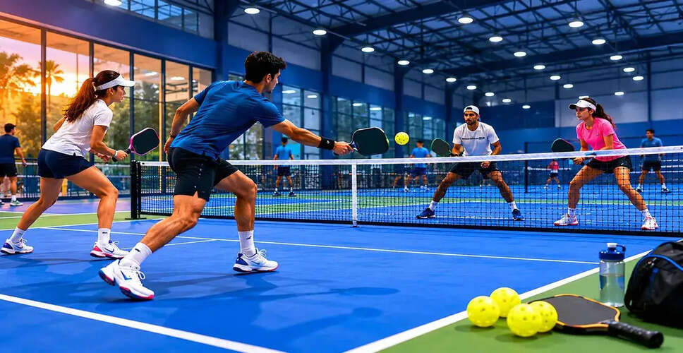 भारत में पिकलबॉल का बढ़ता indoor खेल का चलन