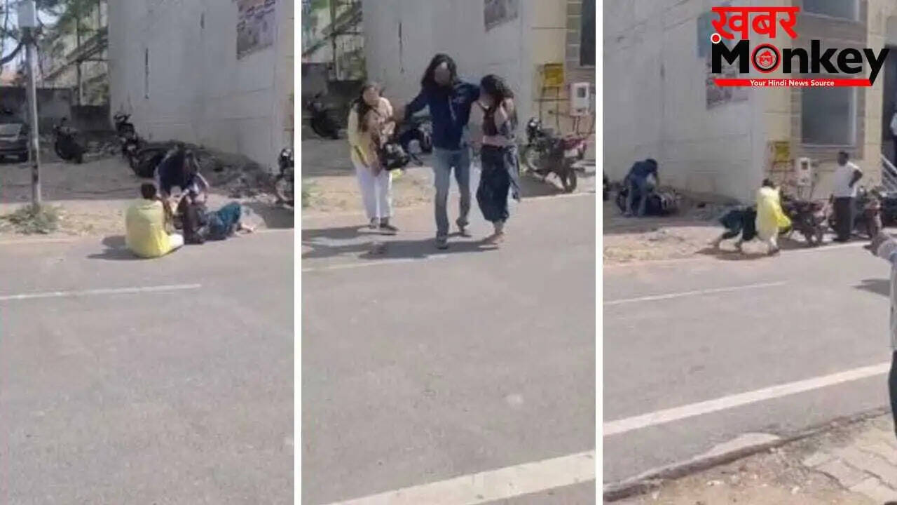 आगरा में पति-पत्नी और गर्लफ्रेंड के बीच सड़क पर हुआ हाई-वोल्टेज ड्रामा