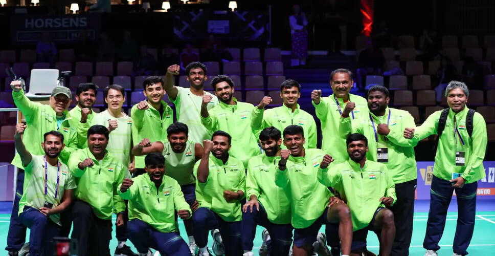 भारत की थॉमस कप में हार, फ्रांस ने सेमीफाइनल में 3-0 से दी मात