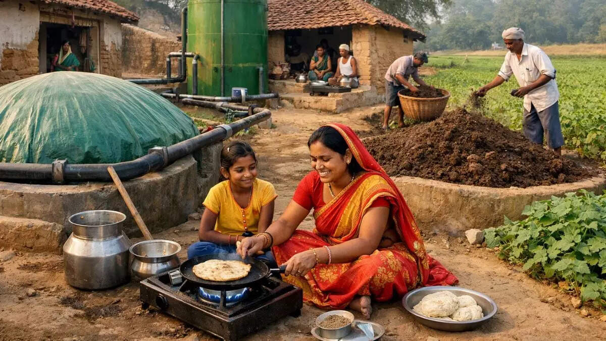 बिहार के बतसपुर गांव में गोबर गैस से मिली आत्मनिर्भरता