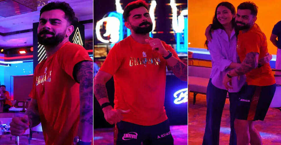 RCB की IPL 2026 जीत पर विराट कोहली का जश्न