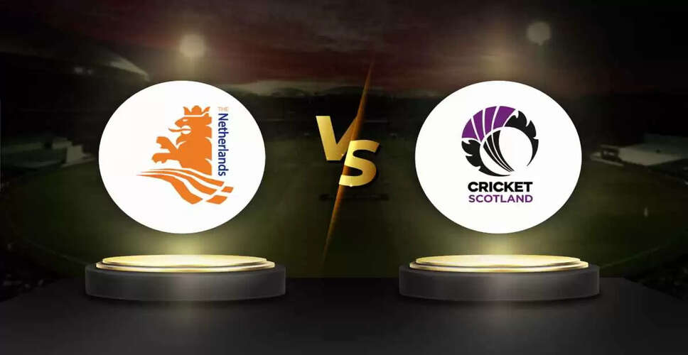 Netherlands और Scotland के बीच ICC Men's Cricket World Cup League 2 का रोमांचक मुकाबला