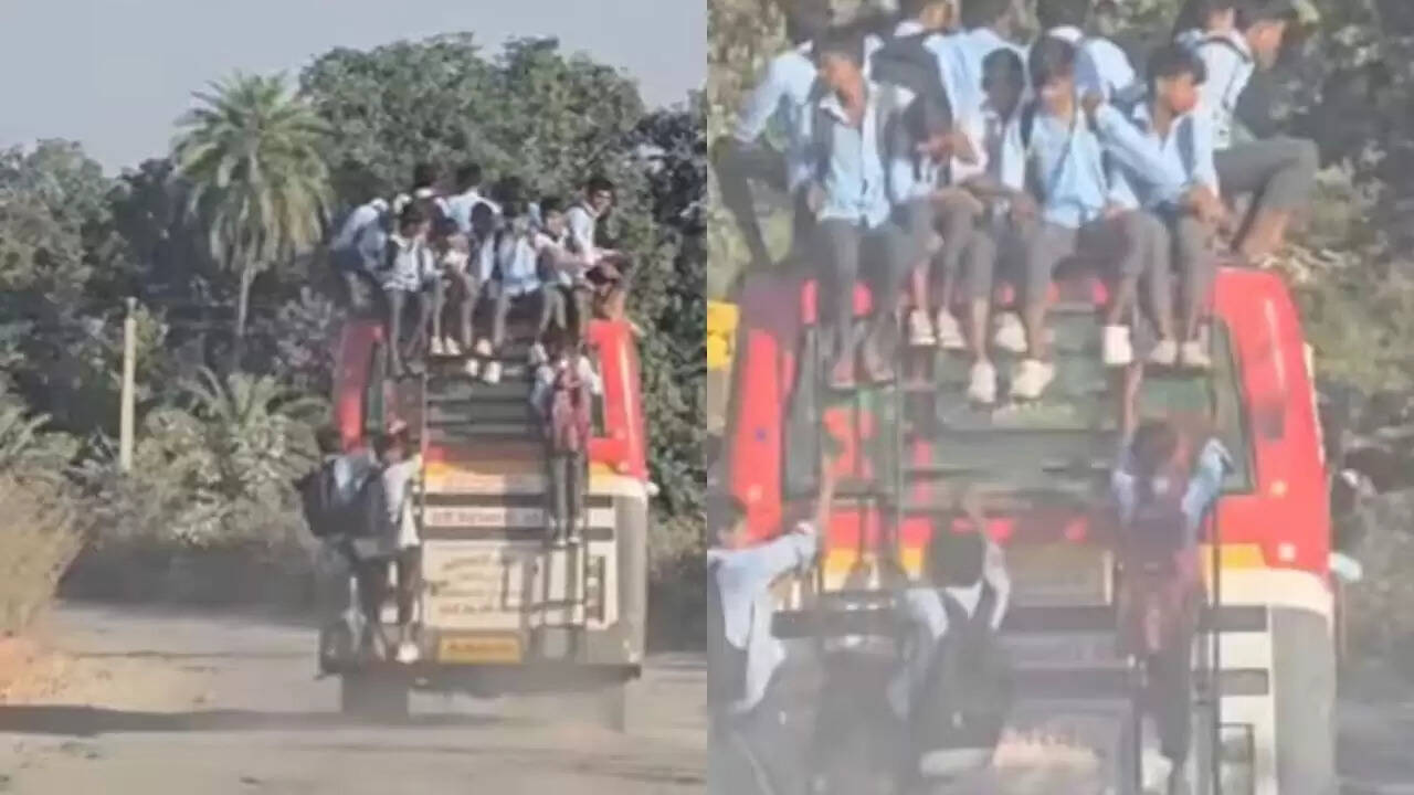 स्कूली बच्चों की सुरक्षा को खतरे में डालने वाला ड्राइवर का वीडियो वायरल