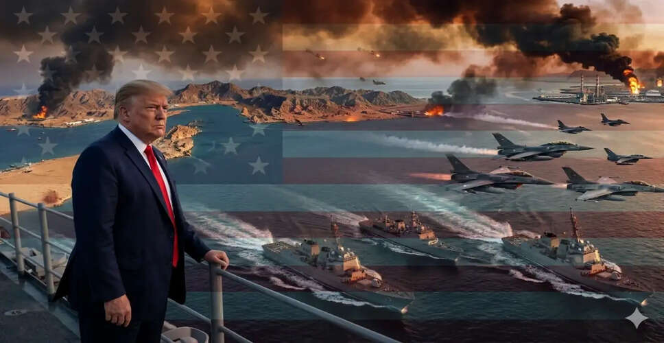 ईरान के खिलाफ ट्रंप की चेतावनी: अमेरिका की सैन्य कार्रवाई जारी