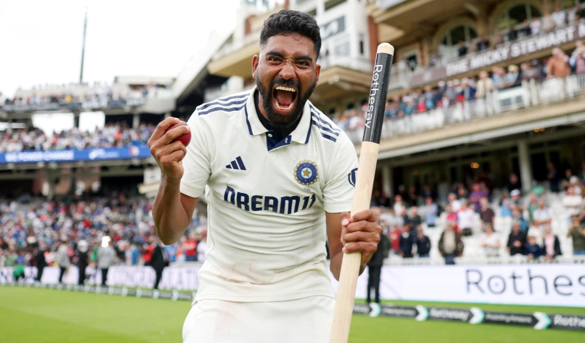 भारत बनाम दक्षिण अफ्रीका टेस्ट श्रृंखला: मोहम्मद सिराज का उत्साह