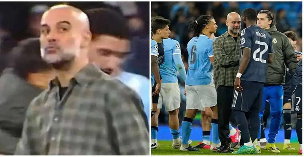 मैनचेस्टर सिटी बनाम रियल मैड्रिड: पेप गार्डियोला और रुडिगर के बीच तनावपूर्ण मुठभेड़