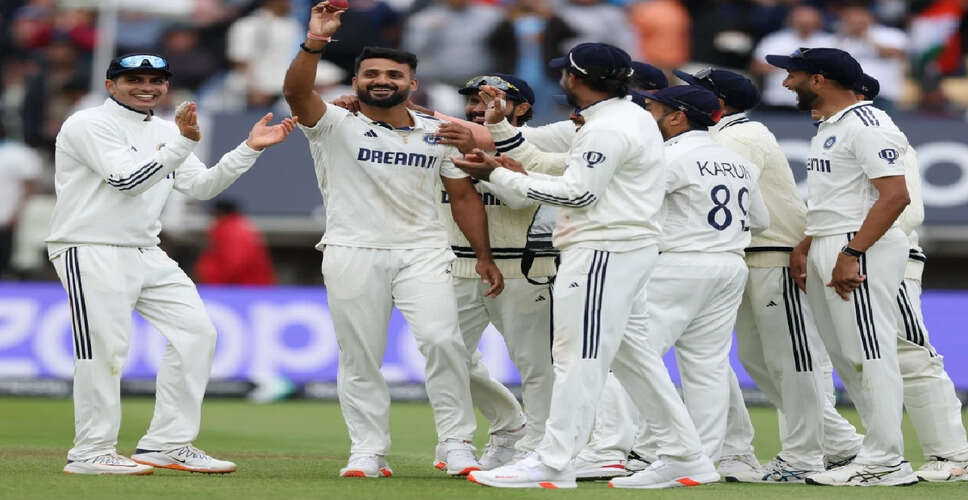 भारत ने एजबेस्टन टेस्ट में इंग्लैंड को हराकर वर्ल्ड टेस्ट चैंपियनशिप में पहली जीत हासिल की
