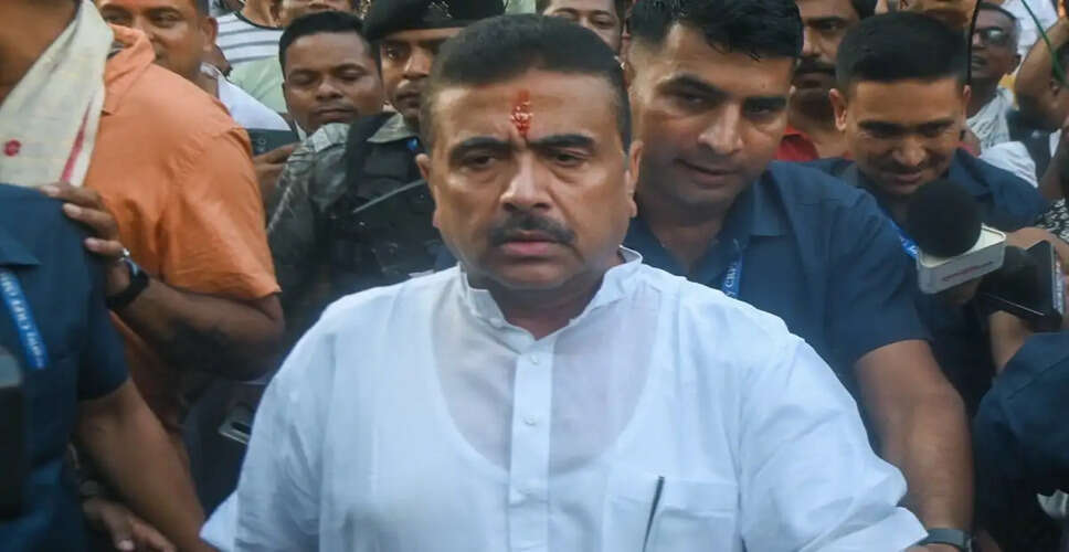पश्चिम बंगाल में BJP के मुख्यमंत्री पद के लिए सुवेंदु अधिकारी की बढ़ती मांग