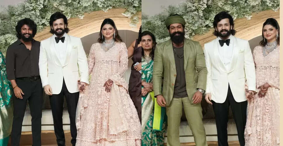 Akhil Akkineni और Zainab Ravdjee की भव्य शादी समारोह में सितारों की धूम