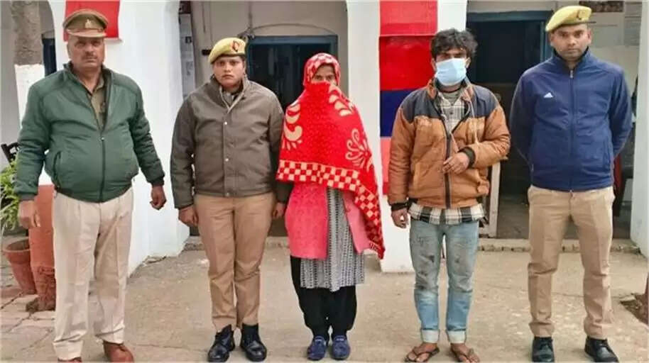 बिजनौर में बहू ने प्रेमी के साथ मिलकर सास की हत्या की