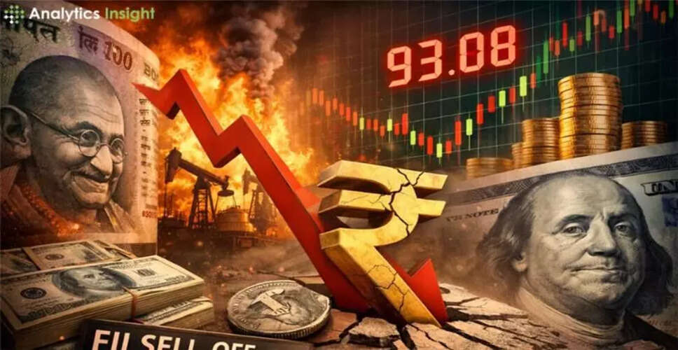 भारतीय रुपया अमेरिकी डॉलर के मुकाबले ऐतिहासिक निम्न स्तर पर पहुंचा