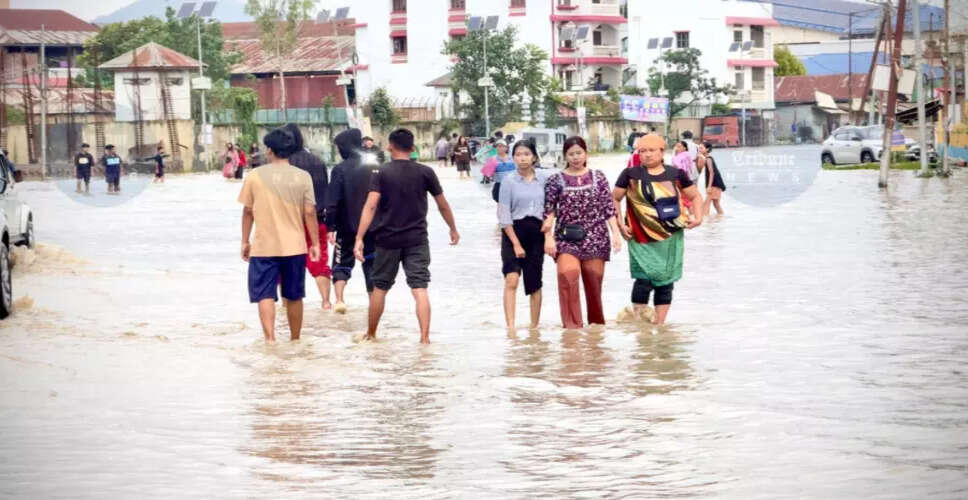 मणिपुर में बाढ़ से 19,000 लोग प्रभावित, राहत कार्य जारी