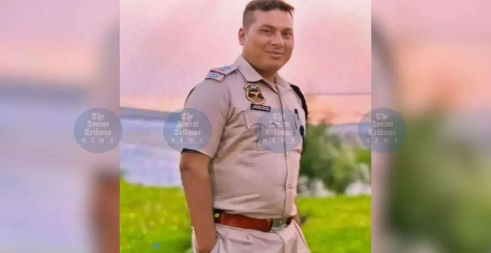 जोरहाट में पुलिस अधिकारी की सड़क दुर्घटना में मौत