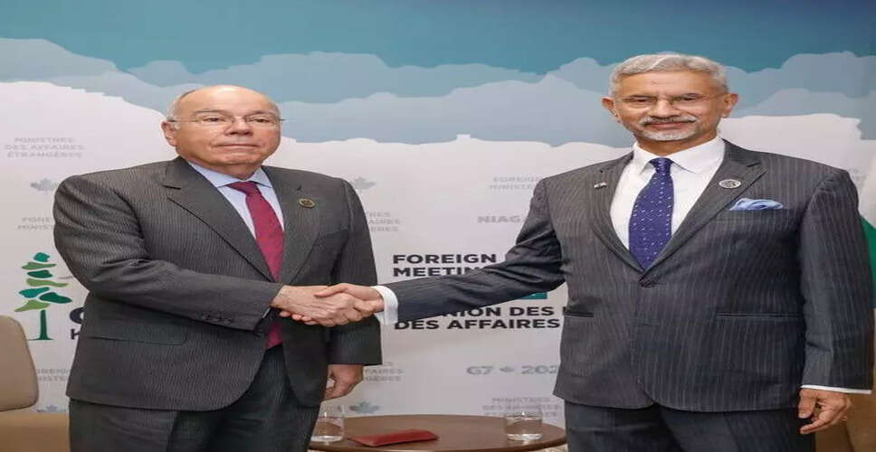 जी7 विदेश मंत्रियों की बैठक में विदेश मंत्री एस. जयशंकर की द्विपक्षीय वार्ताएं