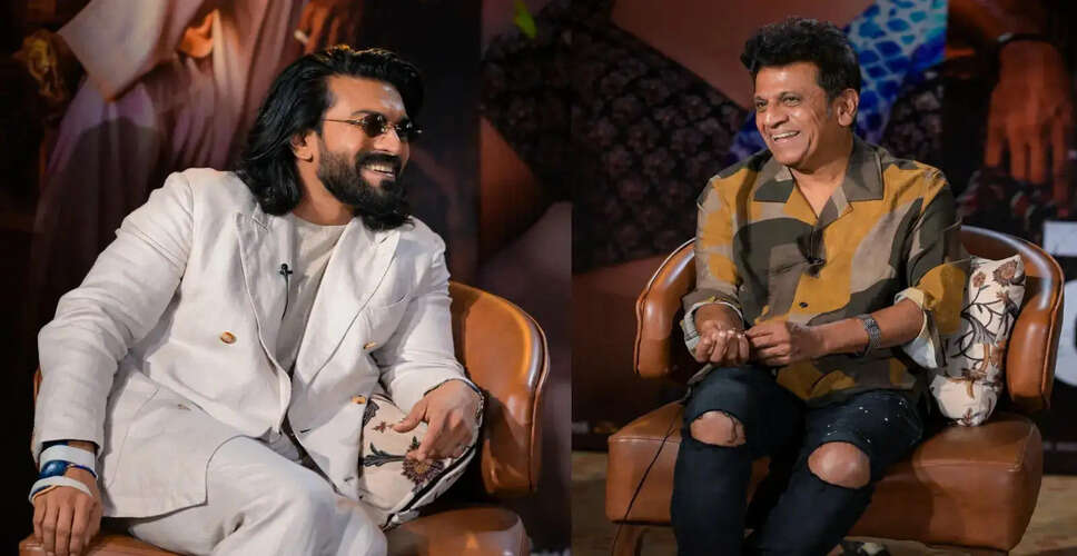 शिवराजकुमार ने राम चरण की फिल्म 'पेड्डी' में अपने संघर्ष के बारे में बताया