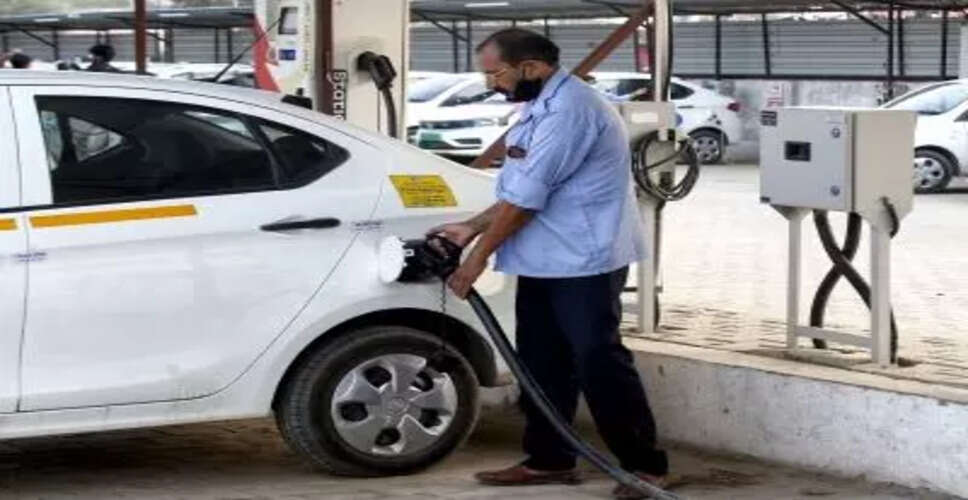 भारत में इलेक्ट्रिक वाहन चार्जिंग स्टेशनों की संख्या में वृद्धि