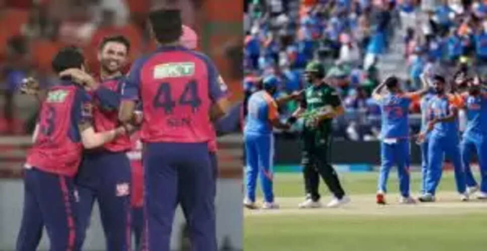 भारत-पाकिस्तान मैच से पहले राजस्थान रॉयल्स को लगा बड़ा झटका