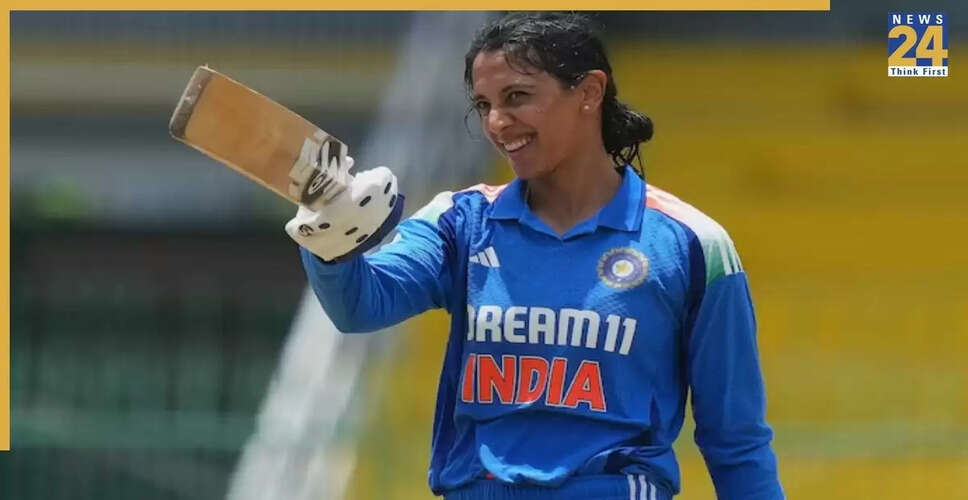 स्मृति मंधाना ने ऑस्ट्रेलिया के खिलाफ शानदार प्रदर्शन के बाद ICC महिला ODI बल्लेबाजी रैंकिंग में नंबर 1 स्थान पुनः प्राप्त किया
