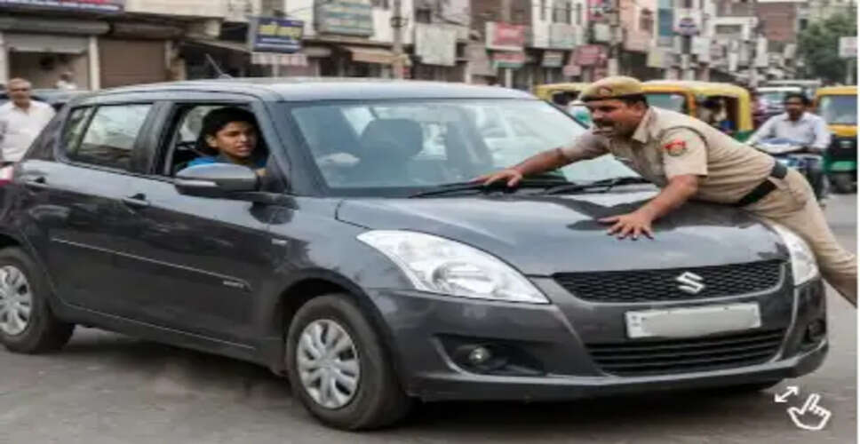 हरियाणा में पुलिसकर्मी को तेज रफ्तार कार ने टक्कर मारी, नाबालिग चालक गिरफ्तार